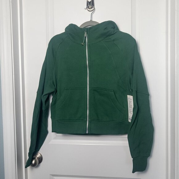 NWT Lululemon Scuba Oversized Full-Zip Hoodie - XS/S Everglade Green - Picture 3 of 8